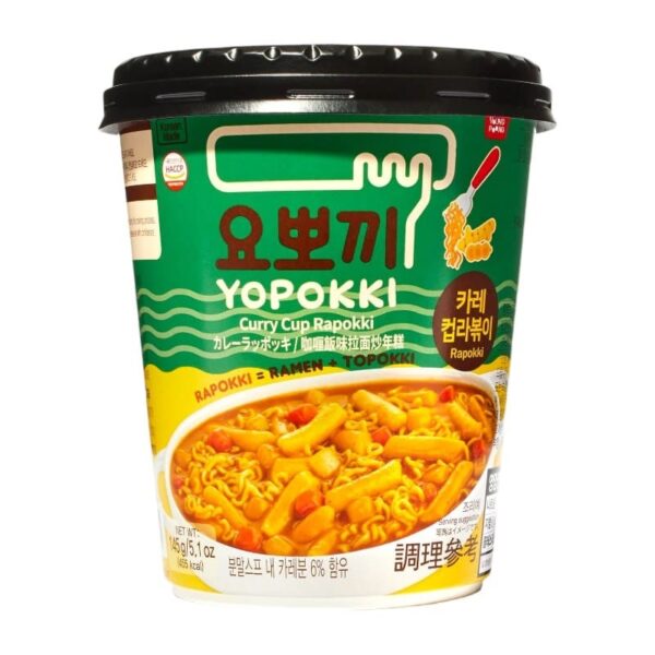 Yopokki Ramen+Tteokbokki al Curry