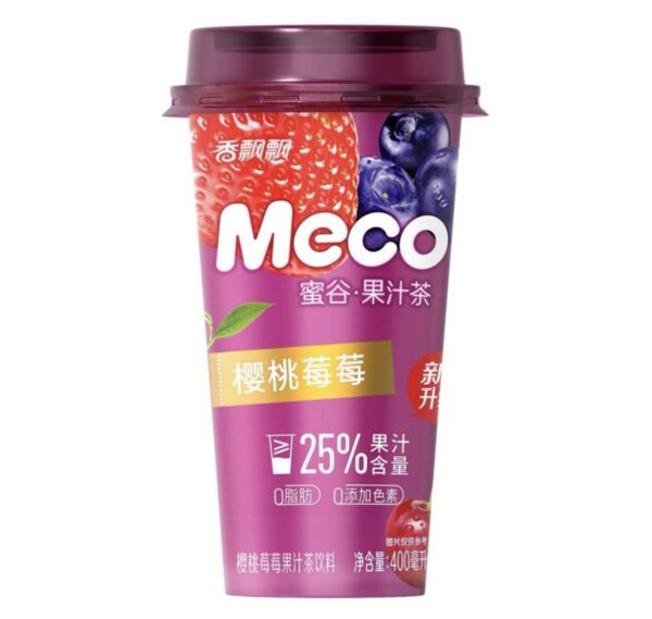 MECO gusto Mirtillo , Fragola e Ciliegia