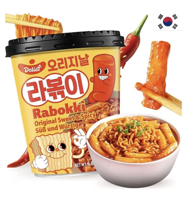 Gnocchi Coreani (tteokbokki) + Ramen gusto Dolce e Piccante