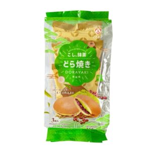 Dorayaki Soffici gusto Matcha e Fagioli Rossi