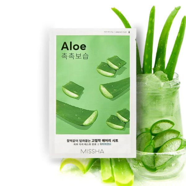 Maschera in tessuto Coreana all’Aloe